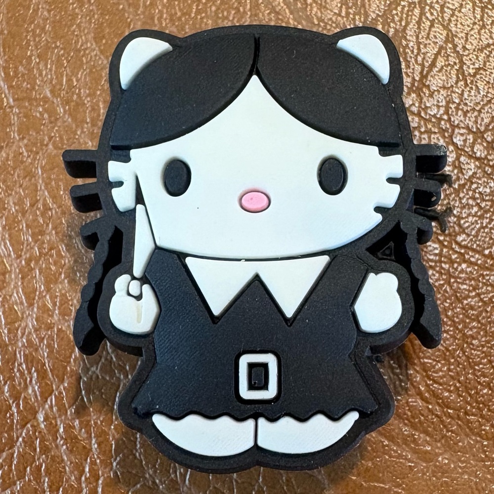 Hello Kitty as Wednesday Croc Charm - Picture 3 of 4
